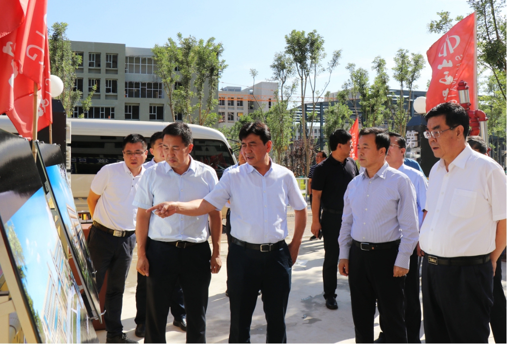 晋中市委书记赵建平调研山西职教港项目尊龙凯时情况